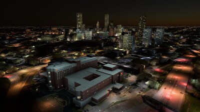 Iron Sim Tulsa City Landmarks - Microsoft Flight Simulator screenshot
