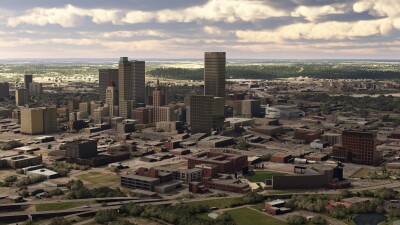 Iron Sim Tulsa City Landmarks - Microsoft Flight Simulator screenshot