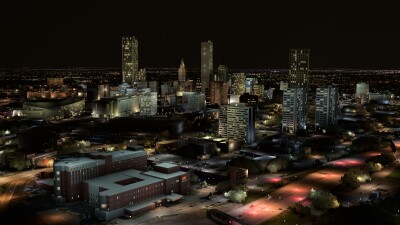 Iron Sim Tulsa City Landmarks - Microsoft Flight Simulator screenshot