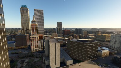 Iron Sim Tulsa City Landmarks - Microsoft Flight Simulator 2024 screenshot