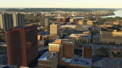 Iron Sim Tulsa City Landmarks - Microsoft Flight Simulator 2024 screenshot