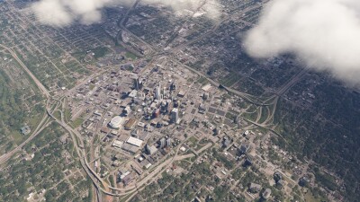 Iron Sim Tulsa City Landmarks - Microsoft Flight Simulator 2024 screenshot