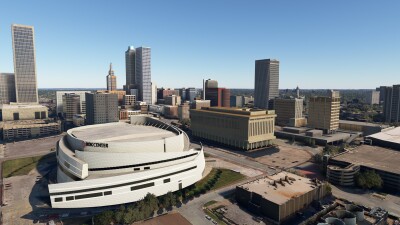 Iron Sim Tulsa City Landmarks - Microsoft Flight Simulator 2024 screenshot