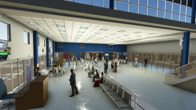 LFBZ Biarritz-Pays Basque Airport - Microsoft Flight Simulator screenshot