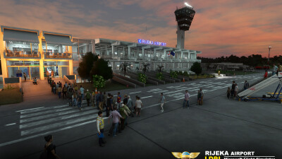 LDRI Rijeka International Airport - Microsoft Flight Simulator screenshot