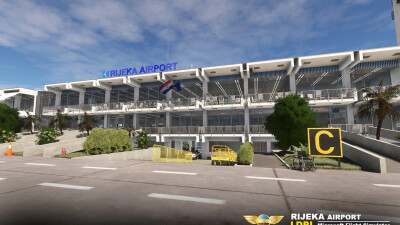 LDRI Rijeka International Airport - Microsoft Flight Simulator screenshot