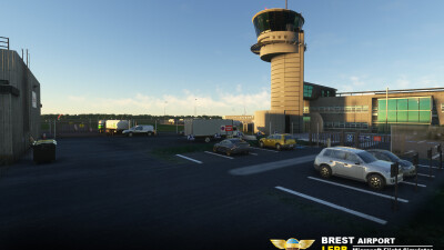 LFRB Brest-Bretagne Airport - Microsoft Flight Simulator screenshot