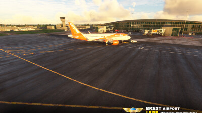 LFRB Brest-Bretagne Airport - Microsoft Flight Simulator screenshot