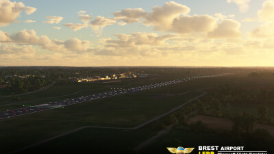 LFRB Brest-Bretagne Airport - Microsoft Flight Simulator screenshot