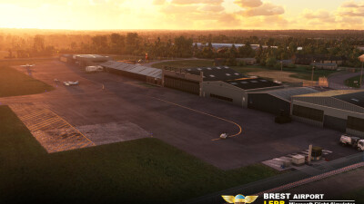 LFRB Brest-Bretagne Airport - Microsoft Flight Simulator screenshot
