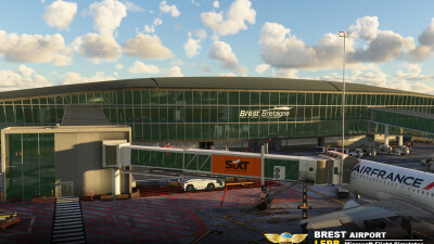 LFRB Brest-Bretagne Airport - Microsoft Flight Simulator screenshot
