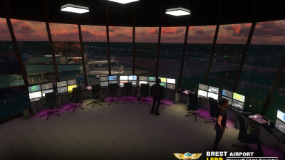 LFRB Brest-Bretagne Airport - Microsoft Flight Simulator screenshot