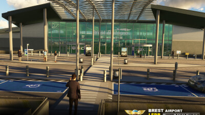 LFRB Brest-Bretagne Airport - Microsoft Flight Simulator screenshot