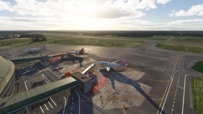 LFRB Brest-Bretagne Airport - Microsoft Flight Simulator 2024 screenshot