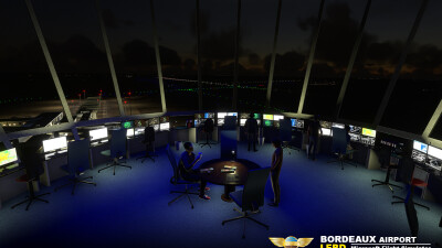 LFBD Bordeaux-Merignac Airport - Microsoft Flight Simulator screenshot