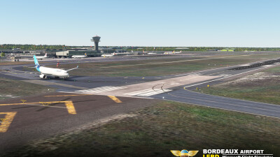 LFBD Bordeaux-Merignac Airport - Microsoft Flight Simulator screenshot