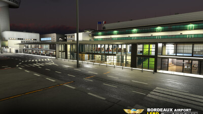 LFBD Bordeaux-Merignac Airport - Microsoft Flight Simulator screenshot