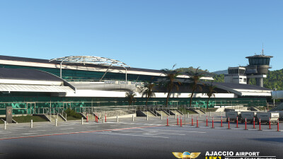 LFKJ Ajaccio Napoleon-Bonaparte Airport - Microsoft Flight Simulator screenshot