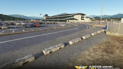 LFKJ Ajaccio Napoleon-Bonaparte Airport - Microsoft Flight Simulator screenshot
