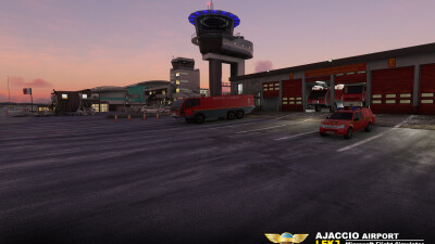 LFKJ Ajaccio Napoleon-Bonaparte Airport - Microsoft Flight Simulator screenshot