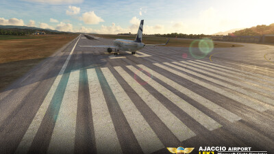 LFKJ Ajaccio Napoleon-Bonaparte Airport - Microsoft Flight Simulator screenshot
