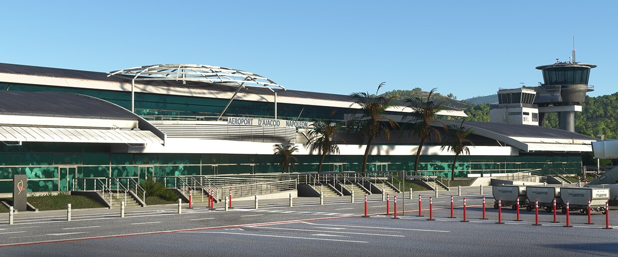 LFKJ Ajaccio Napoleon-Bonaparte Airport - Microsoft Flight Simulator