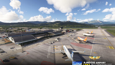 LFKJ Ajaccio Napoleon-Bonaparte Airport - Microsoft Flight Simulator 2024 screenshot