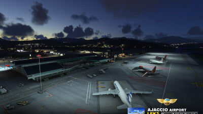LFKJ Ajaccio Napoleon-Bonaparte Airport - Microsoft Flight Simulator 2024 screenshot