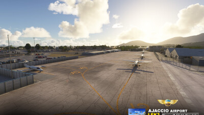 LFKJ Ajaccio Napoleon-Bonaparte Airport - Microsoft Flight Simulator 2024 screenshot