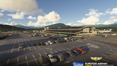 LFKJ Ajaccio Napoleon-Bonaparte Airport - Microsoft Flight Simulator 2024 screenshot