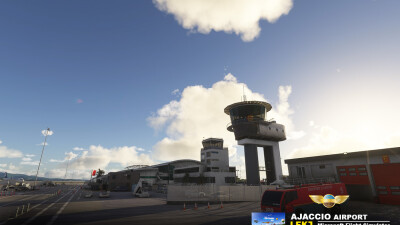 LFKJ Ajaccio Napoleon-Bonaparte Airport - Microsoft Flight Simulator 2024 screenshot