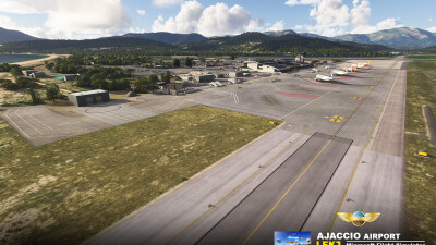 LFKJ Ajaccio Napoleon-Bonaparte Airport - Microsoft Flight Simulator 2024 screenshot