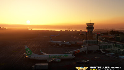 LFMT Montpellier-Méditerranée Airport - Microsoft Flight Simulator screenshot