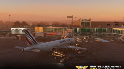 LFMT Montpellier-Méditerranée Airport - Microsoft Flight Simulator screenshot