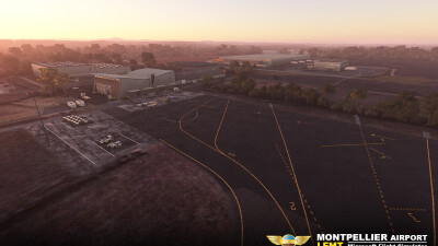 LFMT Montpellier-Méditerranée Airport - Microsoft Flight Simulator screenshot