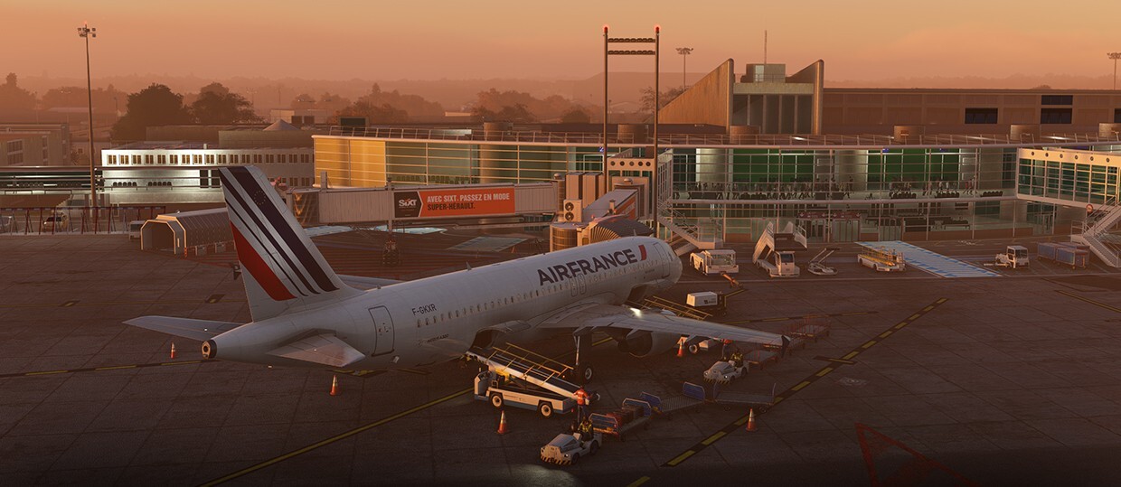 LFMT Montpellier-Méditerranée Airport - Microsoft Flight Simulator