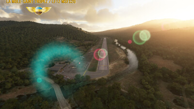 LFTZ Gulf of Saint-Tropez Airport - Microsoft Flight Simulator screenshot