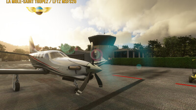 LFTZ Gulf of Saint-Tropez Airport - Microsoft Flight Simulator screenshot