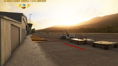 LFTZ Gulf of Saint-Tropez Airport - Microsoft Flight Simulator screenshot