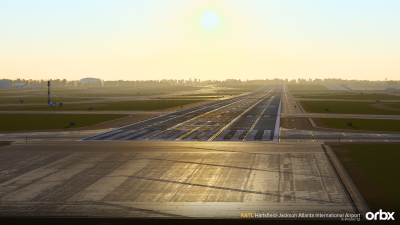KATL Hartsfield-Jackson Atlanta International Airport - X-Plane 12 screenshot