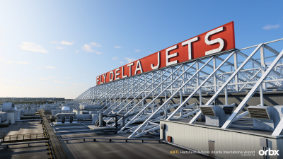 KATL Hartsfield-Jackson Atlanta International Airport - X-Plane 12 screenshot