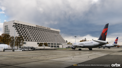 KATL Hartsfield-Jackson Atlanta International Airport - X-Plane 12 screenshot