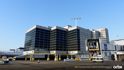 KATL Hartsfield-Jackson Atlanta International Airport - X-Plane 12 screenshot