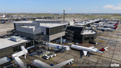 KATL Hartsfield-Jackson Atlanta International Airport - X-Plane 12 screenshot