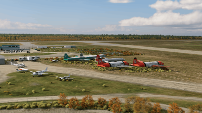 CYHY Hay River Airport - X-Plane 12 screenshot