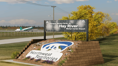 CYHY Hay River Airport - X-Plane 12 screenshot