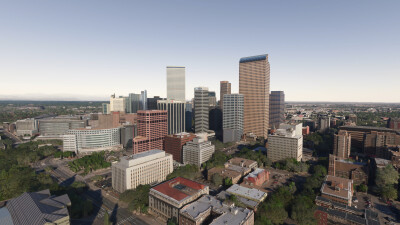 SamScene3D Denver Modern City - Microsoft Flight Simulator screenshot