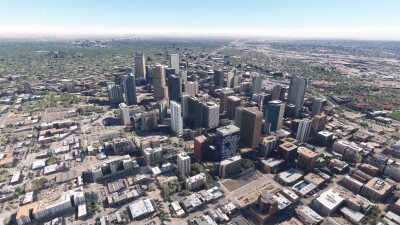 SamScene3D Denver Modern City - Microsoft Flight Simulator screenshot