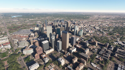 SamScene3D Denver Modern City - Microsoft Flight Simulator screenshot