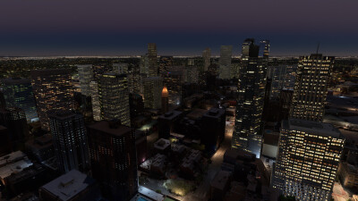 SamScene3D Denver Modern City - Microsoft Flight Simulator screenshot